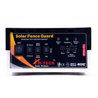 Hi-Tech Digital Zatka Machine Solar Fence Energizer 45 Acre for Agricultural (Digital-150)